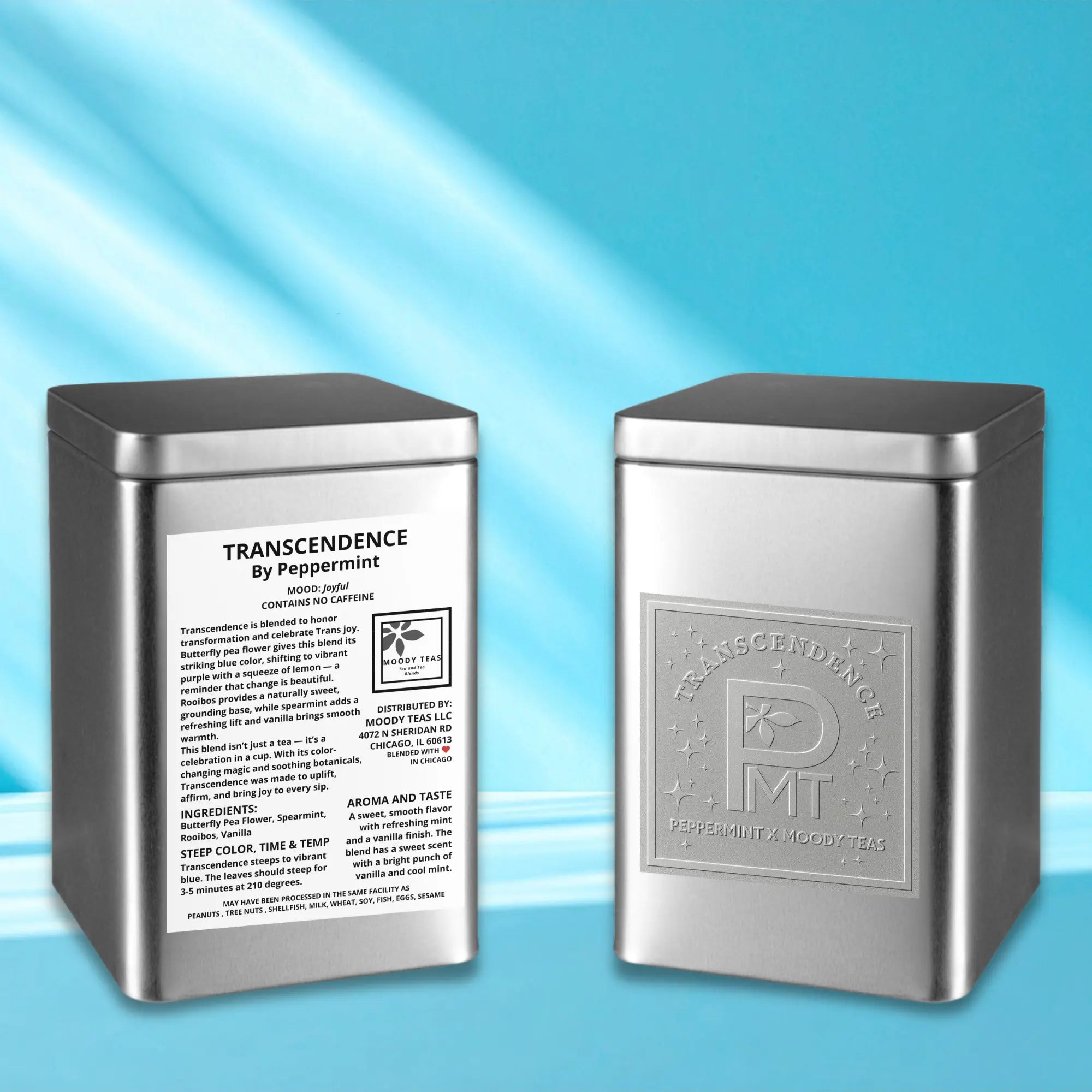 Transcendence + Collectable Tin — Limited Edition PMT Embossed Tin